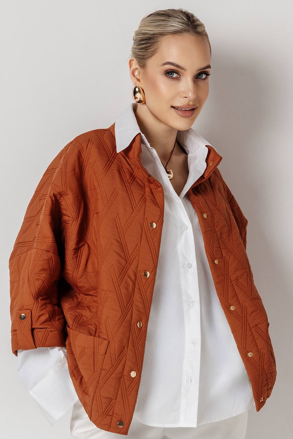 Жакет женский 4486/02/Кирпичный