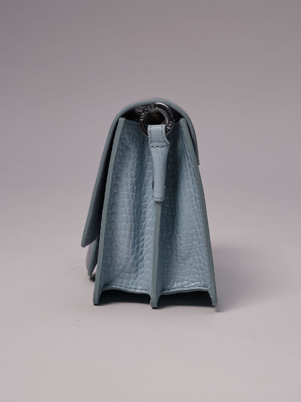 Сумка замшевая Deboro 30574 голубая вода