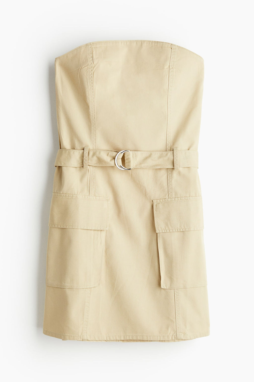 Vestido cargo con escote bandeau - H&m фото 5