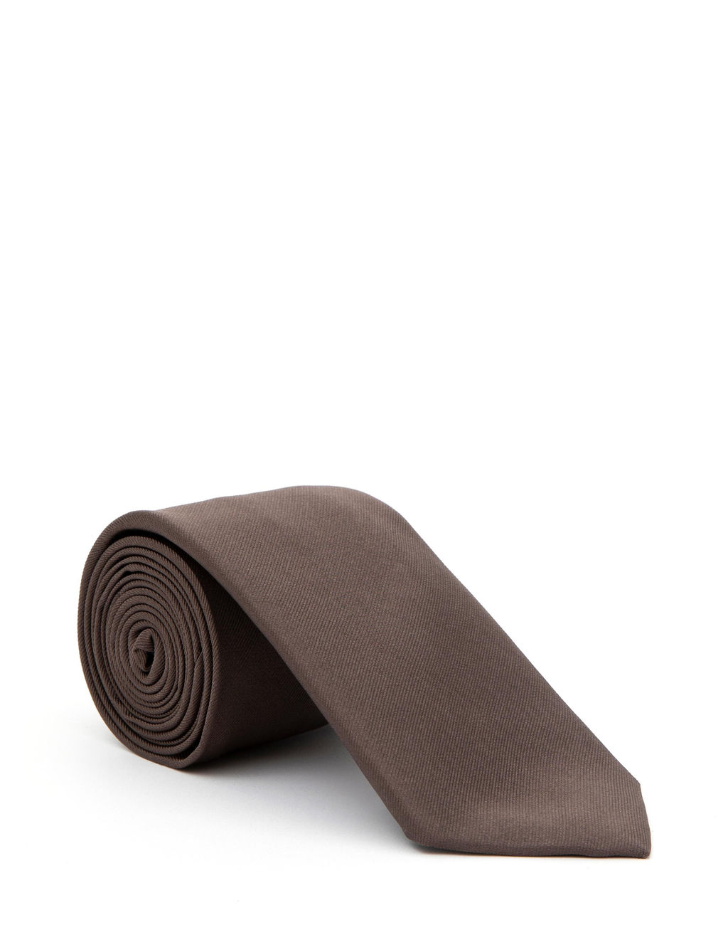 Коричневый шелковый галстук - Cacharel фото 2