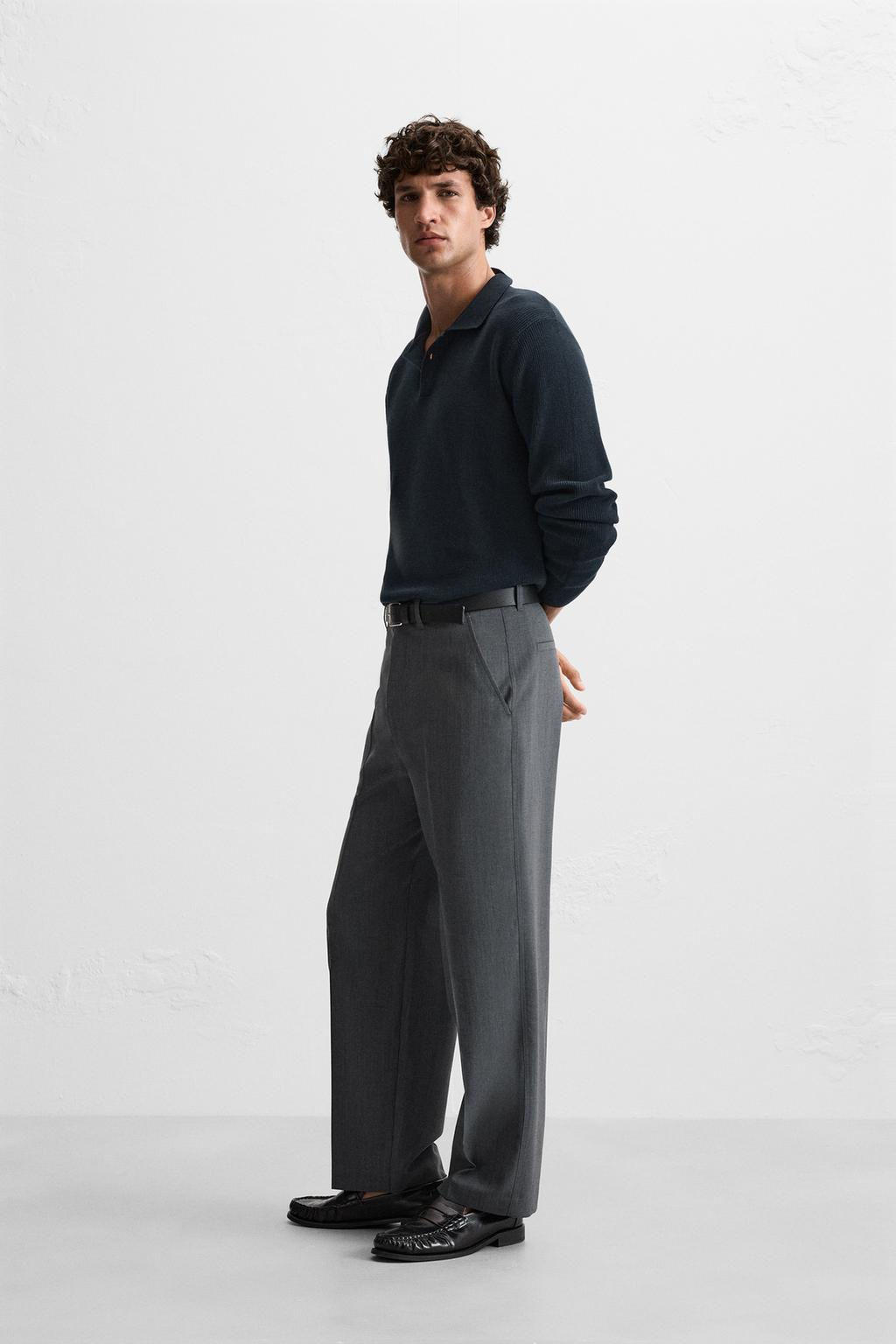PURL KNIT POLO SHIRT - Zara фото 12