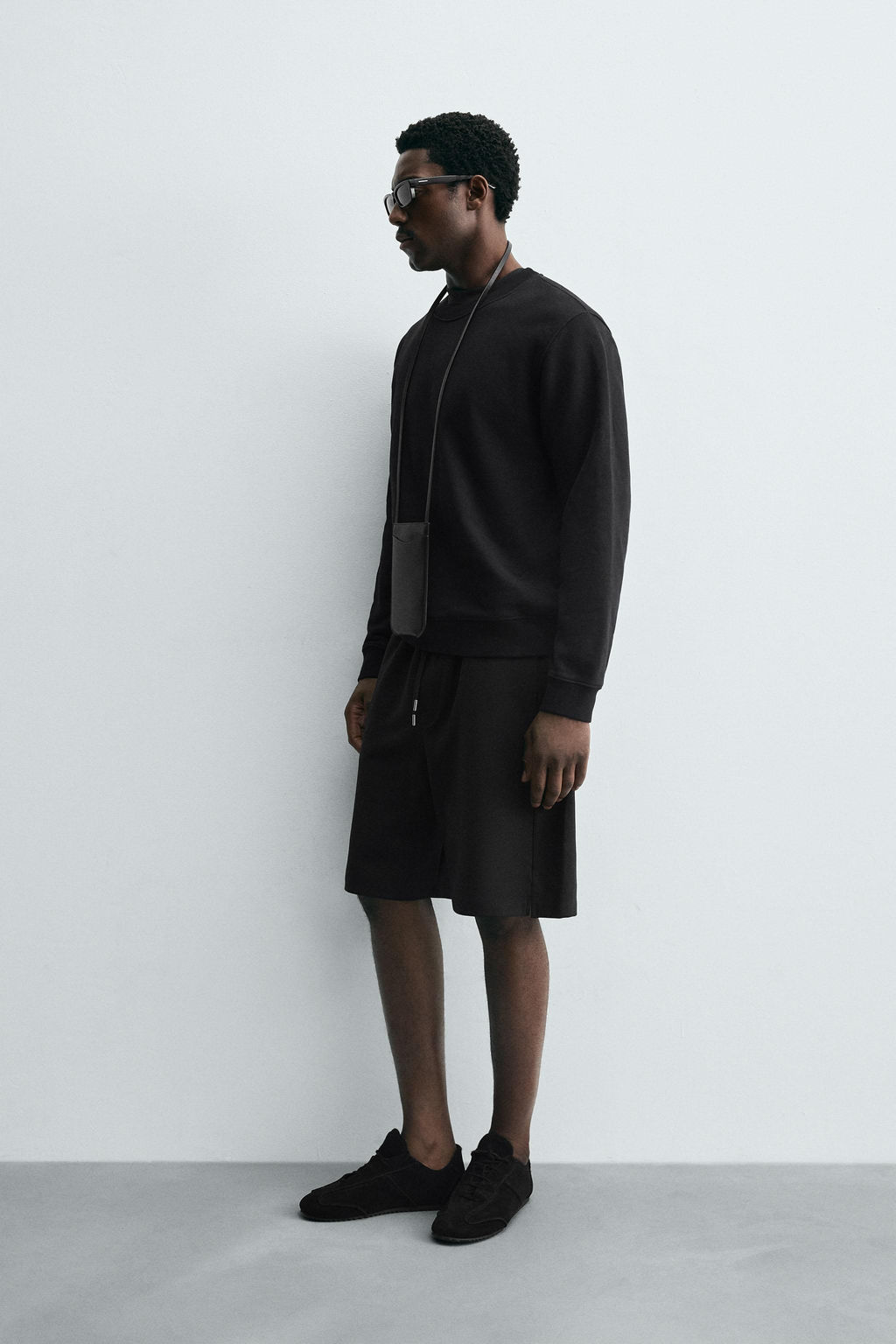 INTERLOCK BERMUDA SHORTS WITH LABEL - Zara фото 4