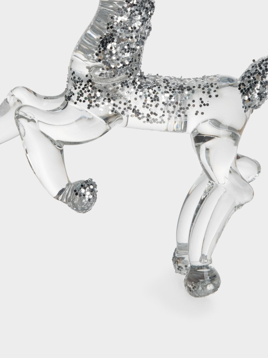 Статуэтка, 10х7 см, стекло, серебристая, Лошадка, Horse - Anna lafarg фото 4