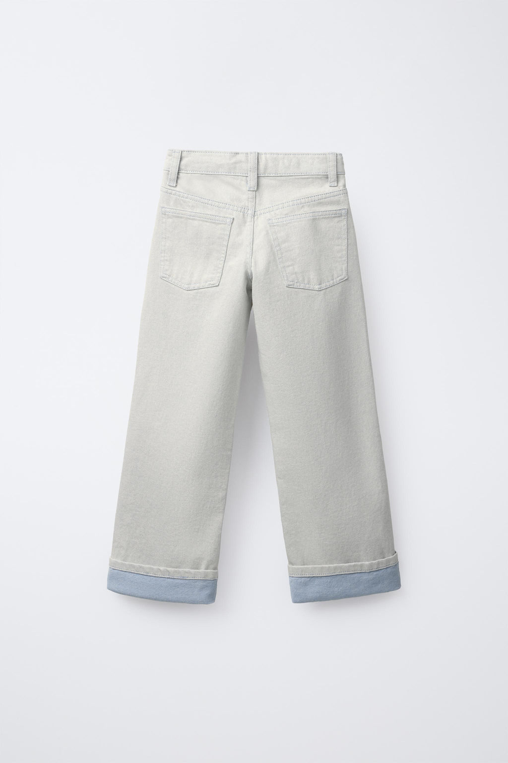 STRAIGHT-LEG JEANS WITH HEMS - Zara фото 2