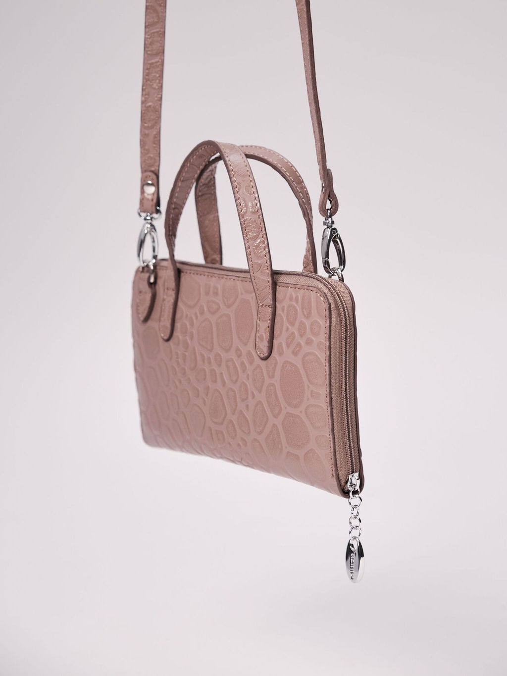 Сумка кожаная Azaro 30850 фиолетовый шопот