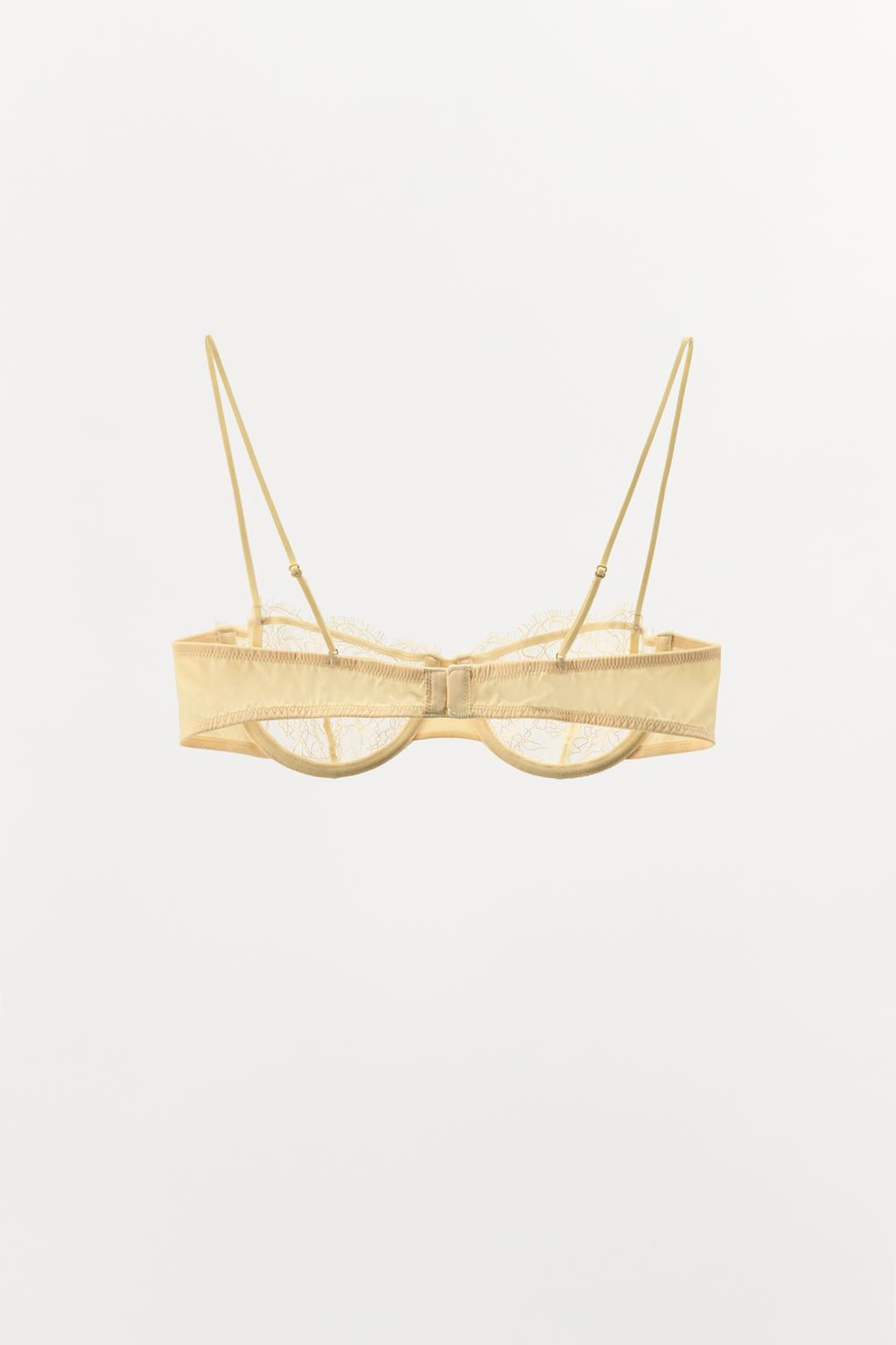 UNDERWIRED LACE BRA - Zara фото 4