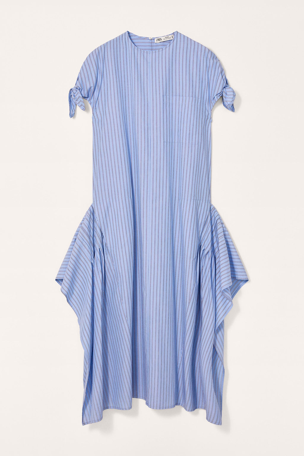 LIMITED EDITION STRIPED ASYMMETRIC DRESS - Zara фото 14