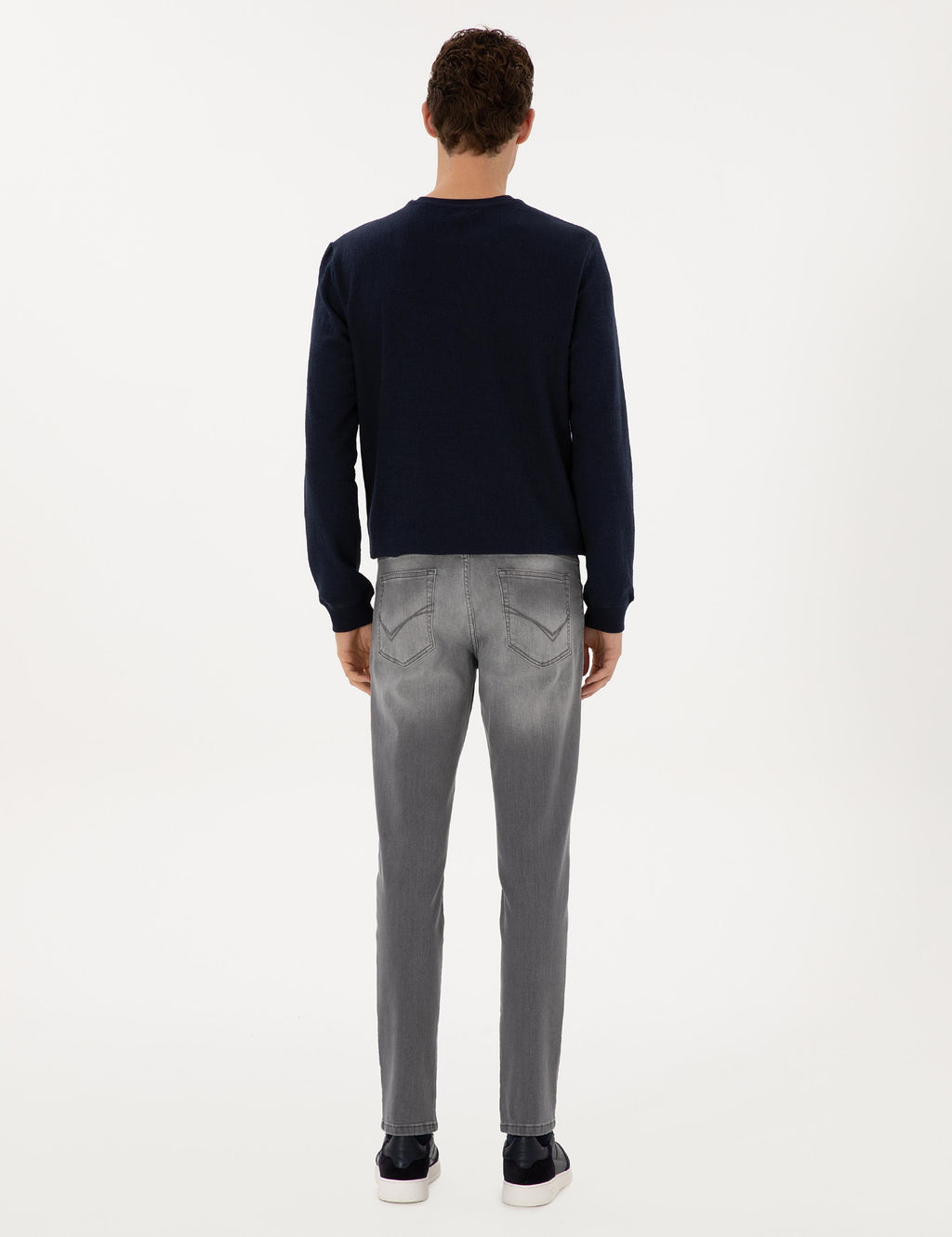 Gri Slim Fit Jean Pantolon - Pierre cardin фото 4
