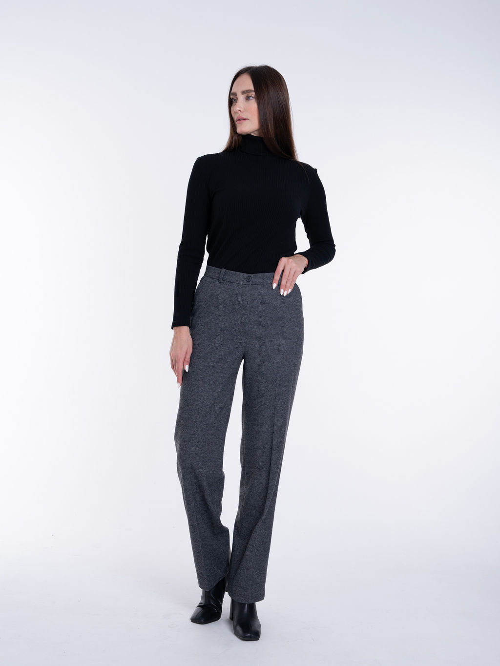 В составе ШЕРСТЬ, брюки для холодной погоды,ВЫСОКАЯ ПОСАДКА