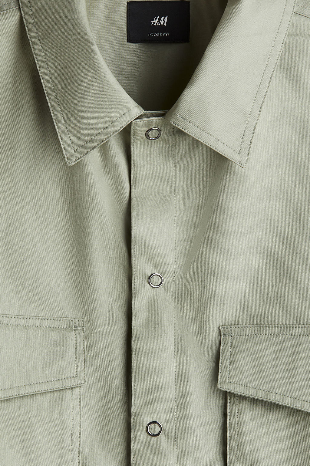 Camisa cargo de manga corta Loose Fit - H&m фото 3