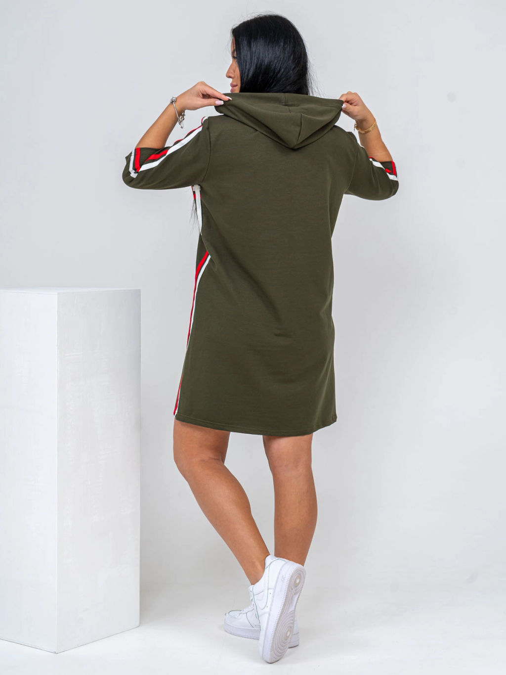 Платье женское, цвет хаки