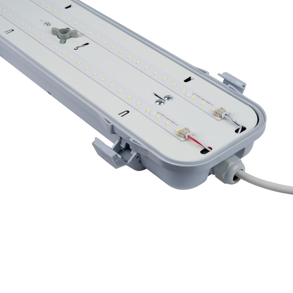 ULY-K70N 60W/4000K/L126 IP65 WHITE Светильник светодиодный промышленный. Белый свет (4000K). 7400Лм. 1265X124x90мм. Корпус белый. TM Uniel