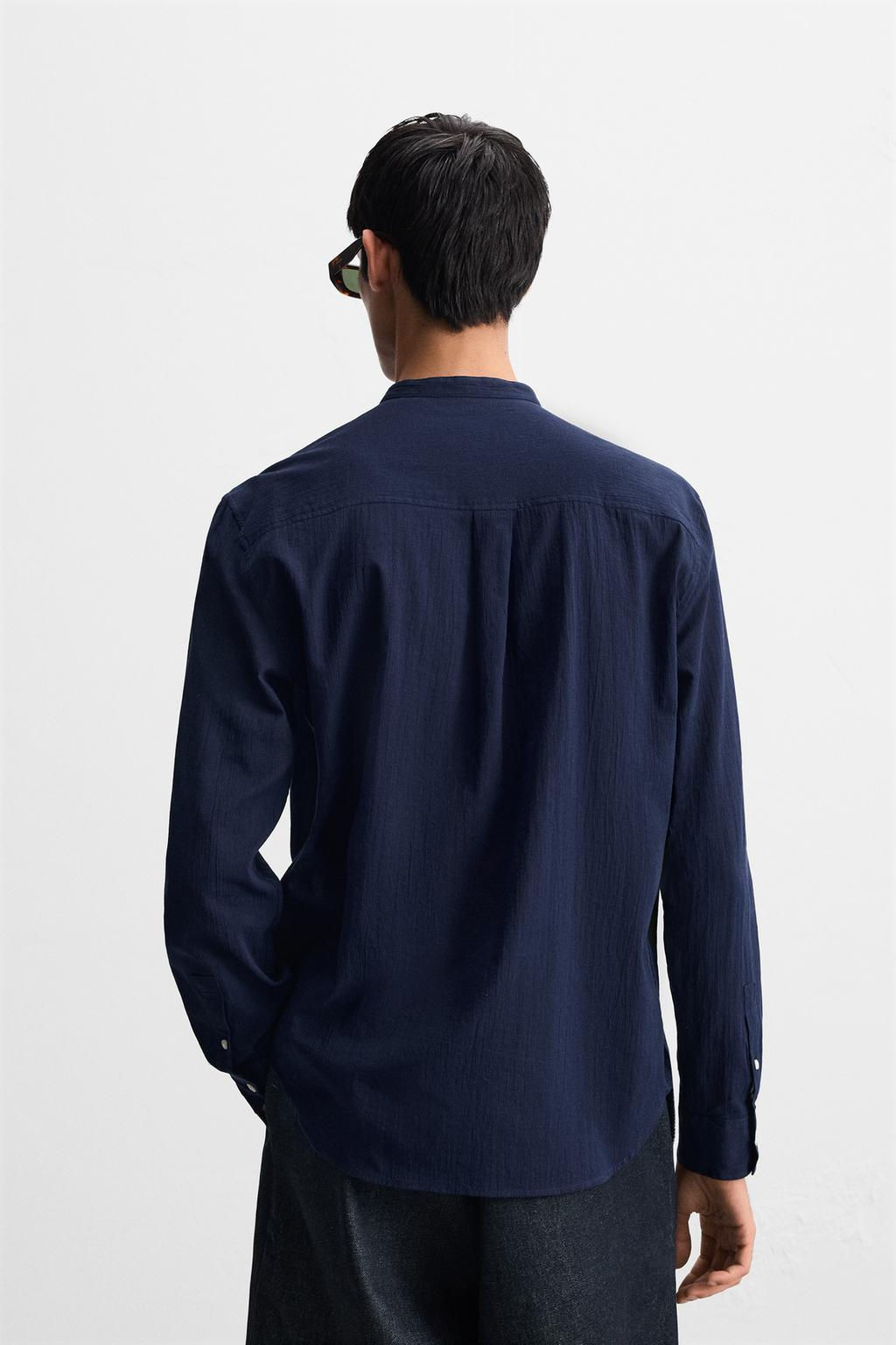 CREASED-EFFECT SHIRT - Zara фото 24