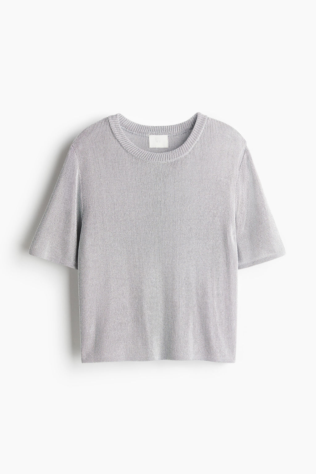 Metallic knitted T-shirt - H&m фото 7