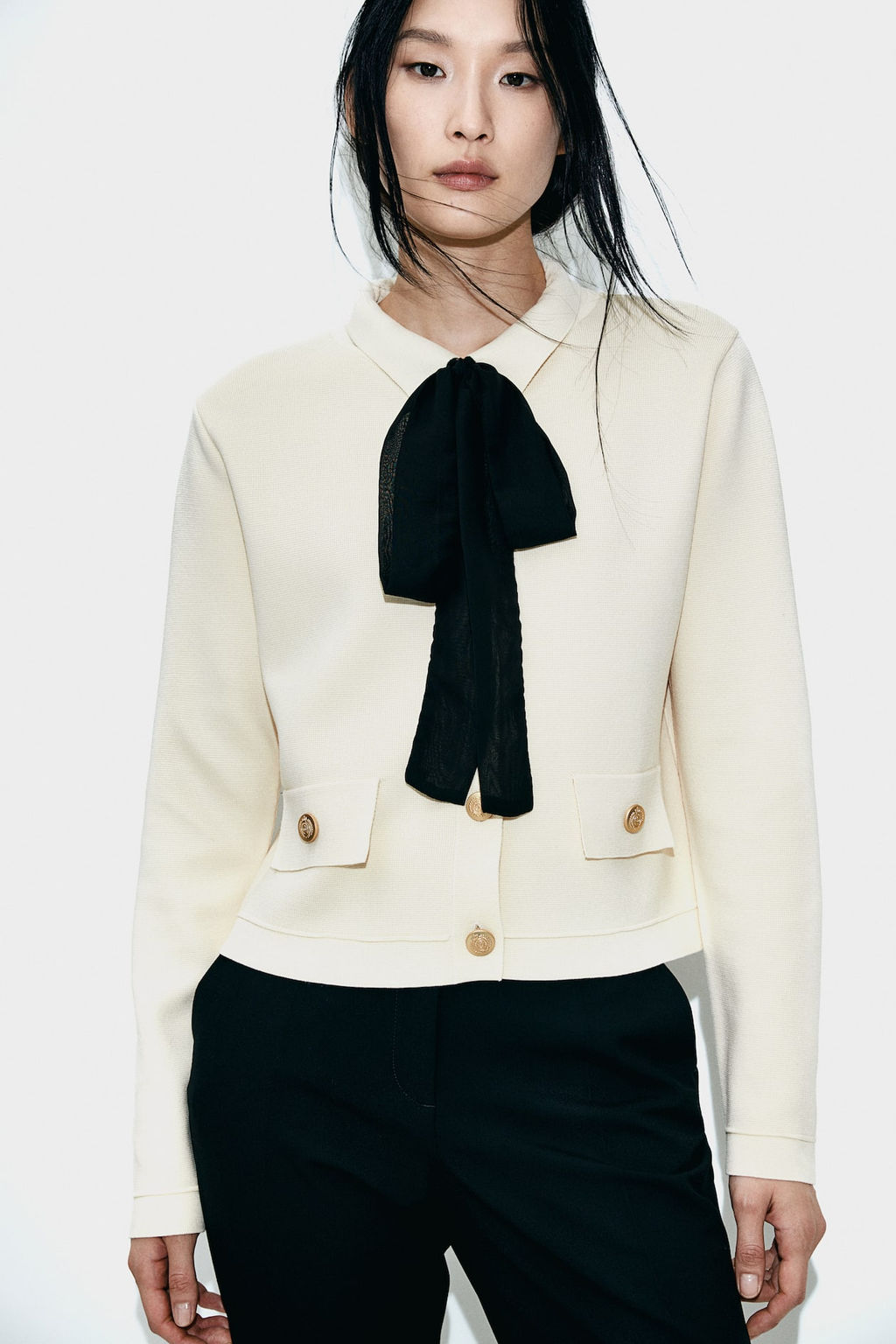 Cardigan con lazada - H&m фото 2