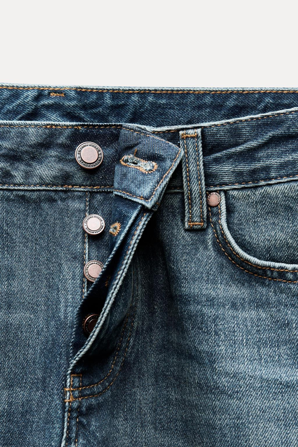 ZW COLLECTION BOOTCUT FULL LENGTH LOW RISE JEANS - Zara фото 11