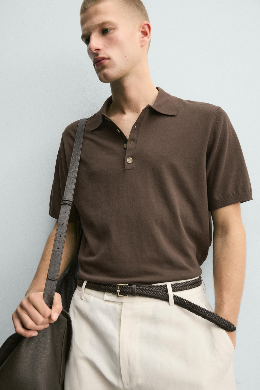 POLO PUNTO RELAXED FIT / Marr?n - Zara фото 6