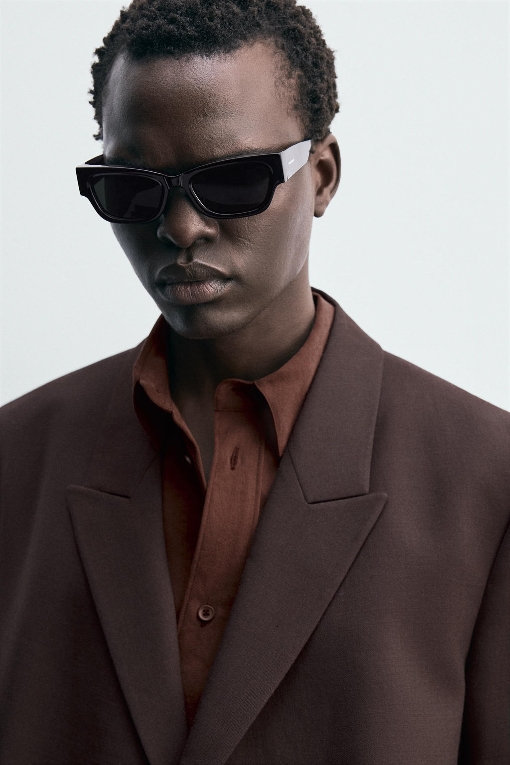 WOOL BLEND DOUBLE-BREASTED BLAZER - Zara фото 6