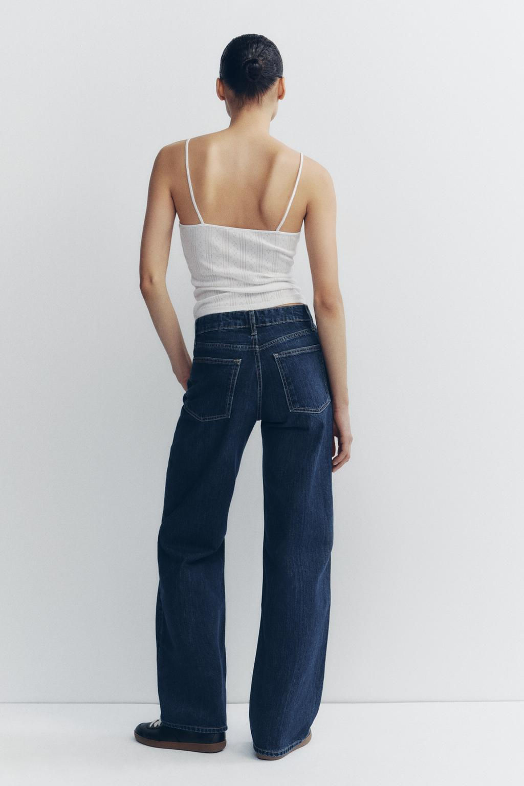 MID-RISE WIDE-LEG TRF JEANS - Zara фото 3