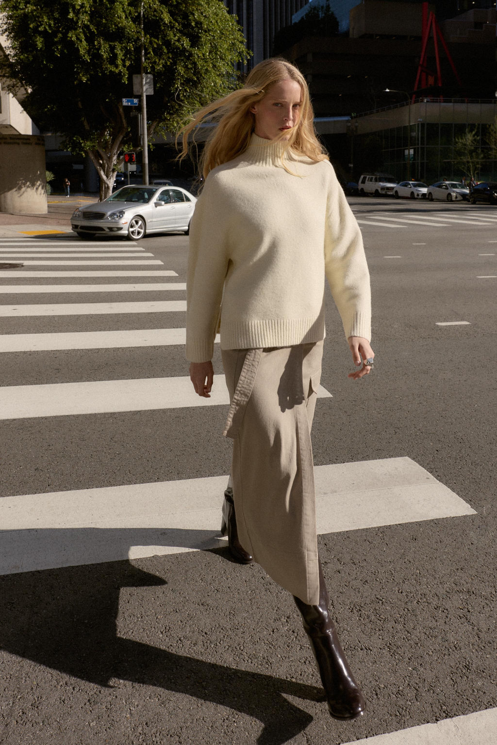 PLAIN KNIT HIGH NECK JUMPER - Zara фото 9