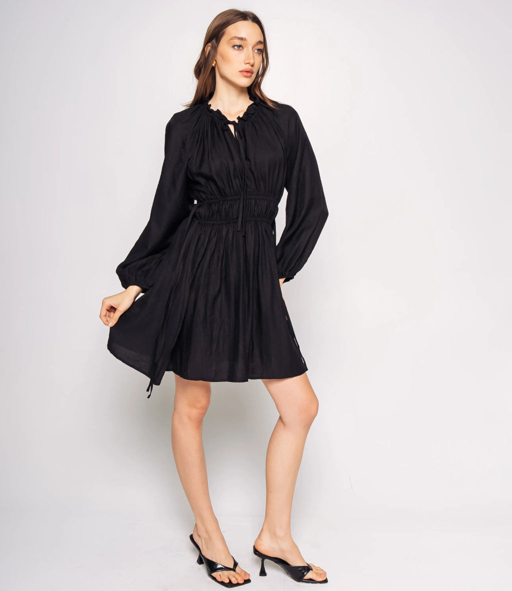 Платье #КТ1515, чёрный - Dommod фото 2