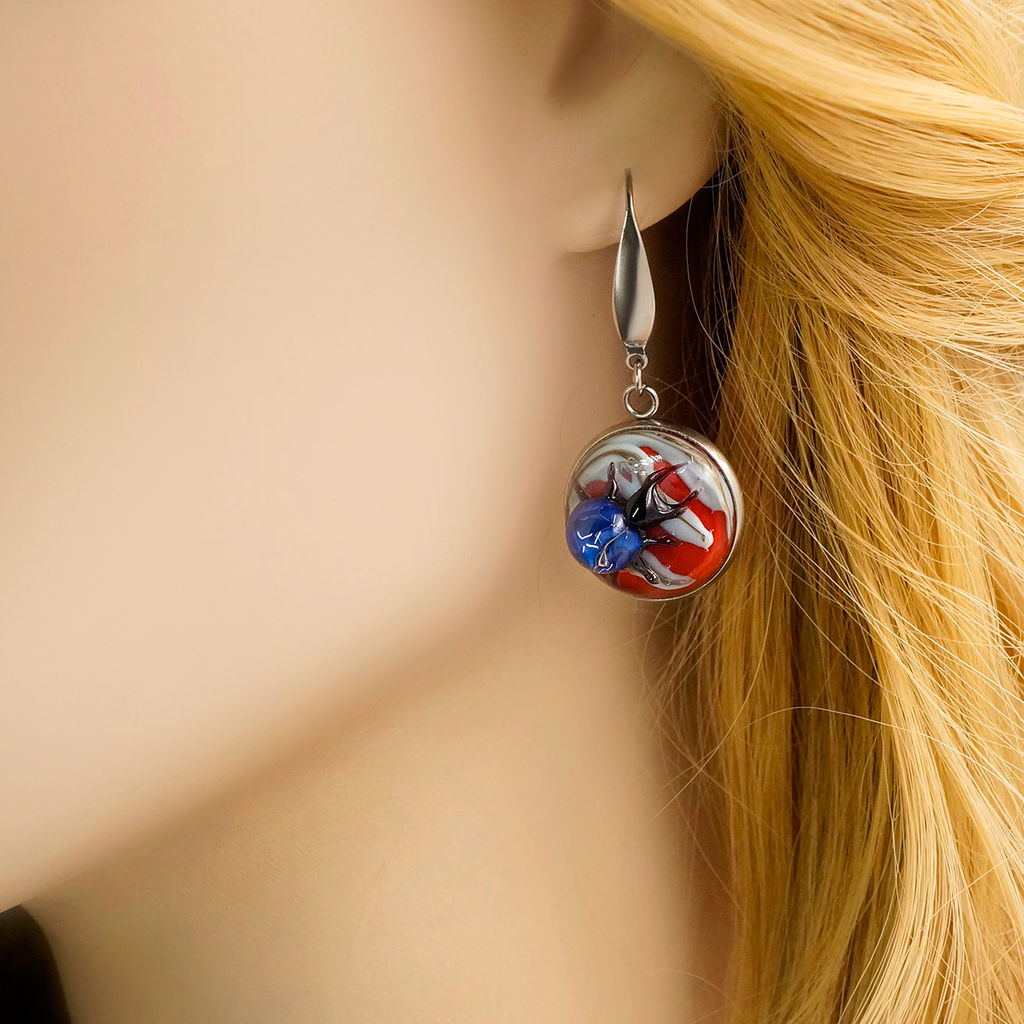 Серьги из муранского стекла - Vloes фото 4