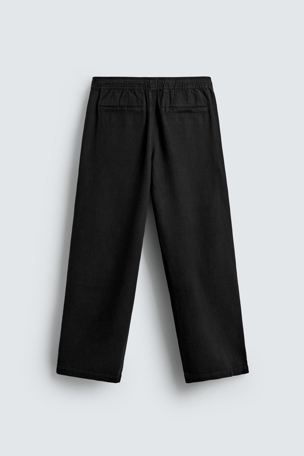 PANTAL?N RELAXED FIT ESTRUCTURA / Negro - Zara фото 11
