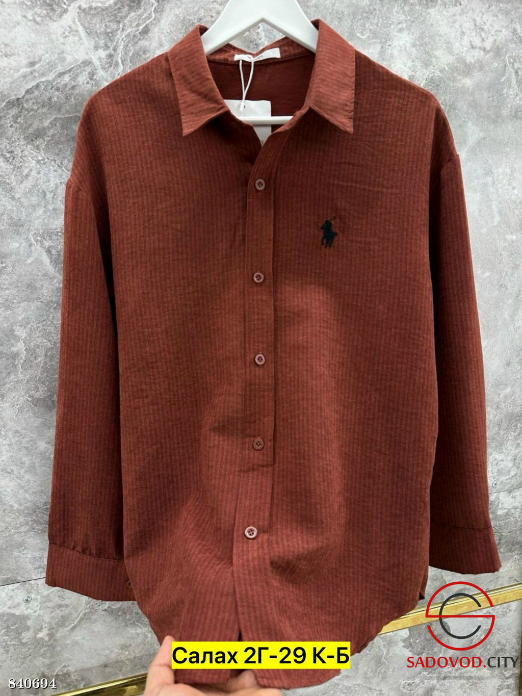 Рубашка женская в мелкую полоску - Bruno фото 7