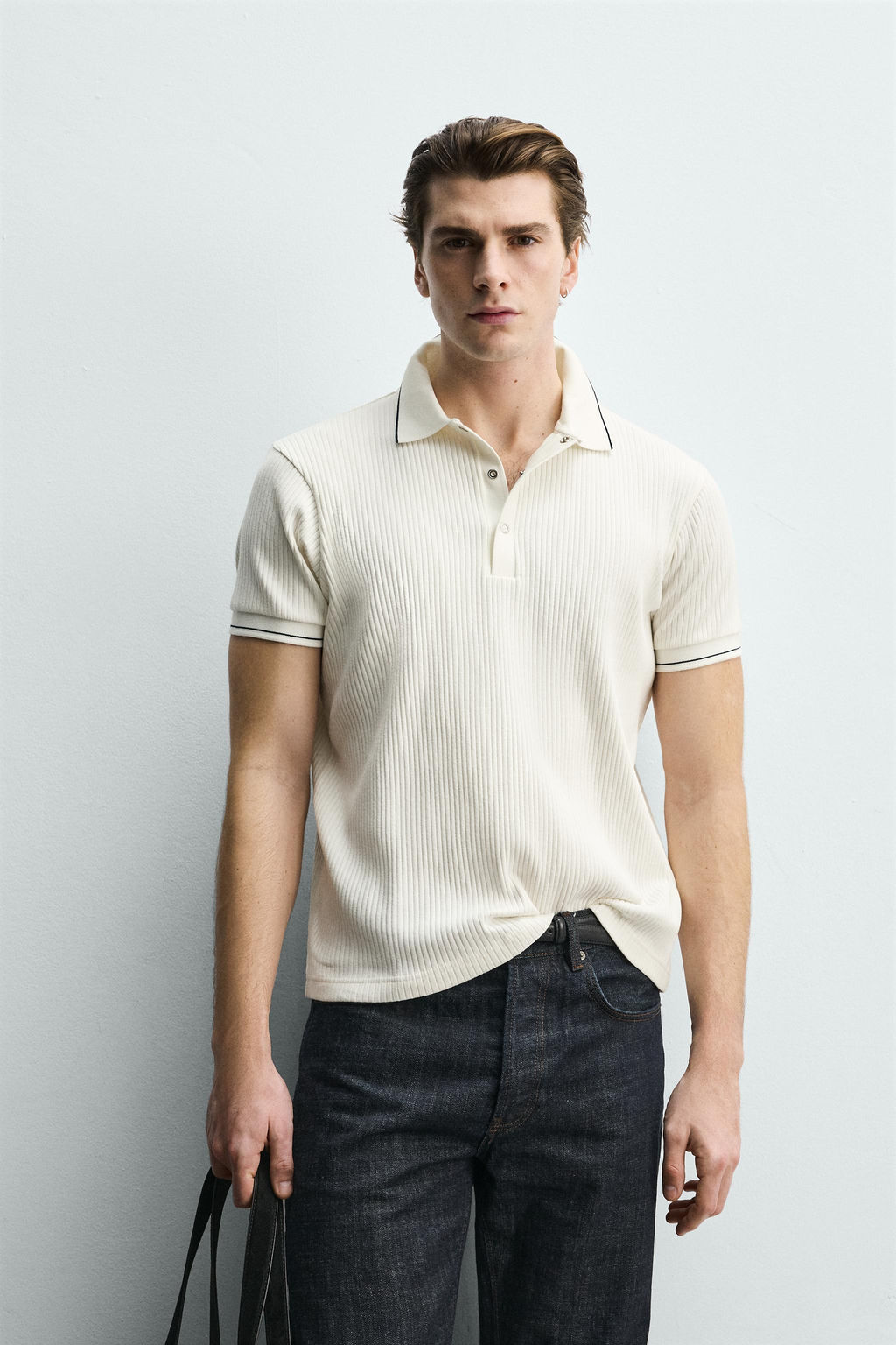 POLO CANAL? REGULAR FIT / Blanco roto - Zara фото 2