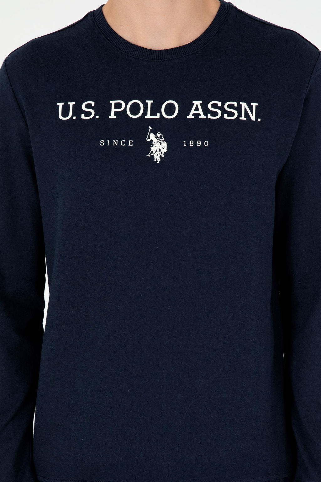 Мужской темно-синий свитшот - U.s. polo assn фото 6