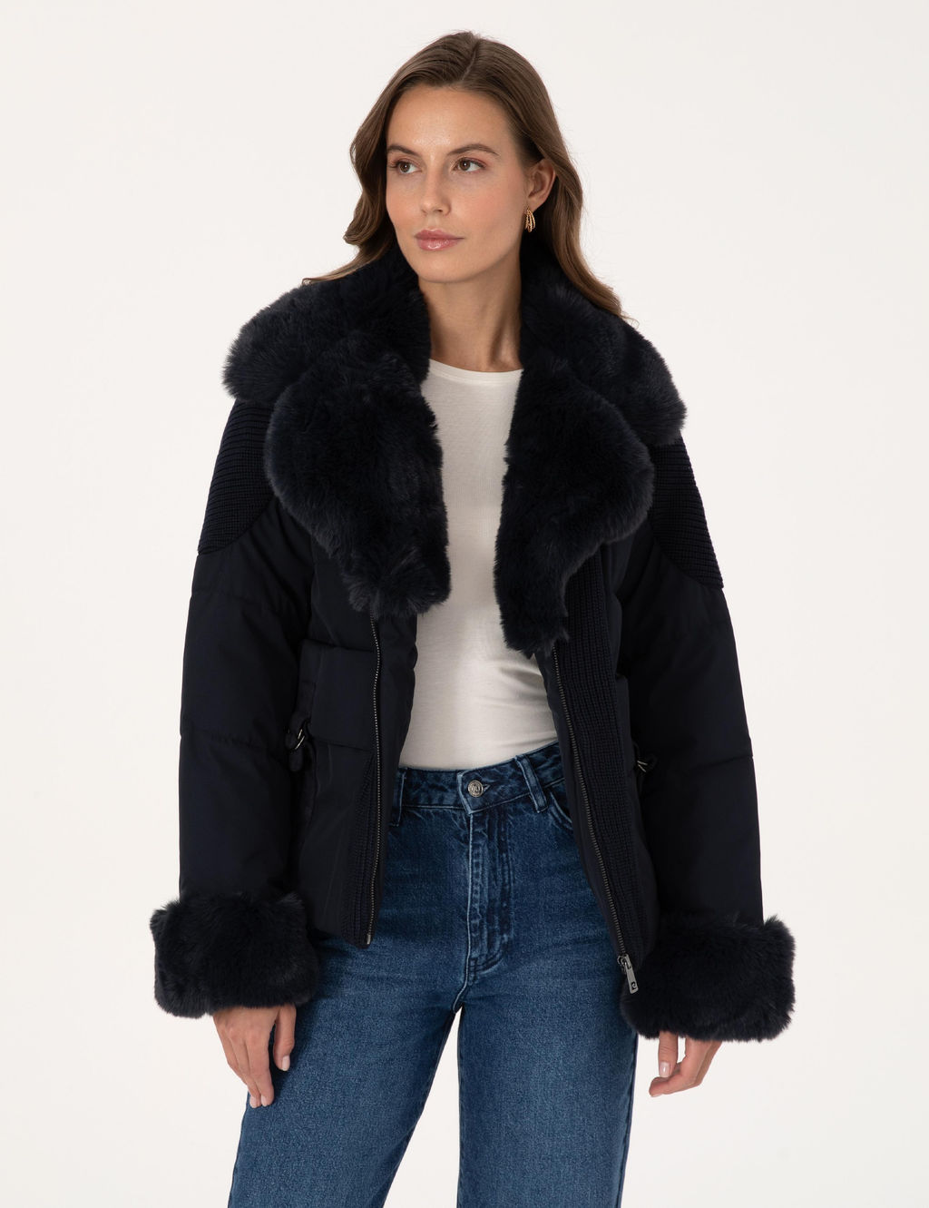 Lacivert Comfort Fit Mont - Pierre cardin фото 3