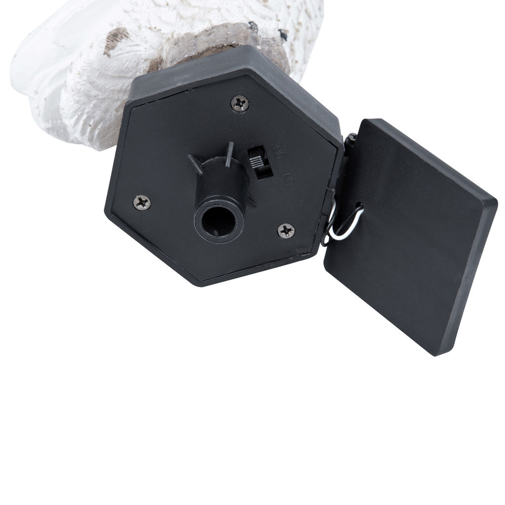 USL-S-823/PM290 POLAR OWL Садовый светильник на солнечной батарее Полярная сова. 1 светодиод. Теплый белый свет. 1*АA Ni-Mh аккумулятор в/к. IP44. TM Uniel - Volpe фото 4