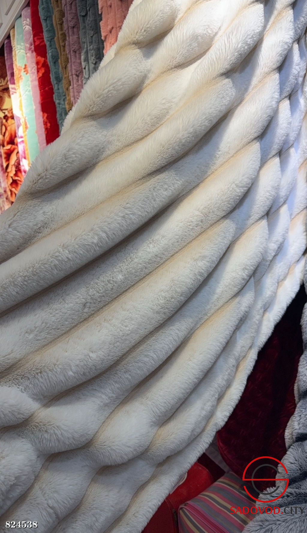 Плед шиншилла на кровать