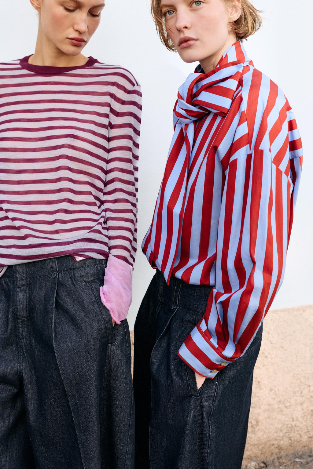 JERSEY PUNTO RAYAS / Burdeos - Zara фото 3