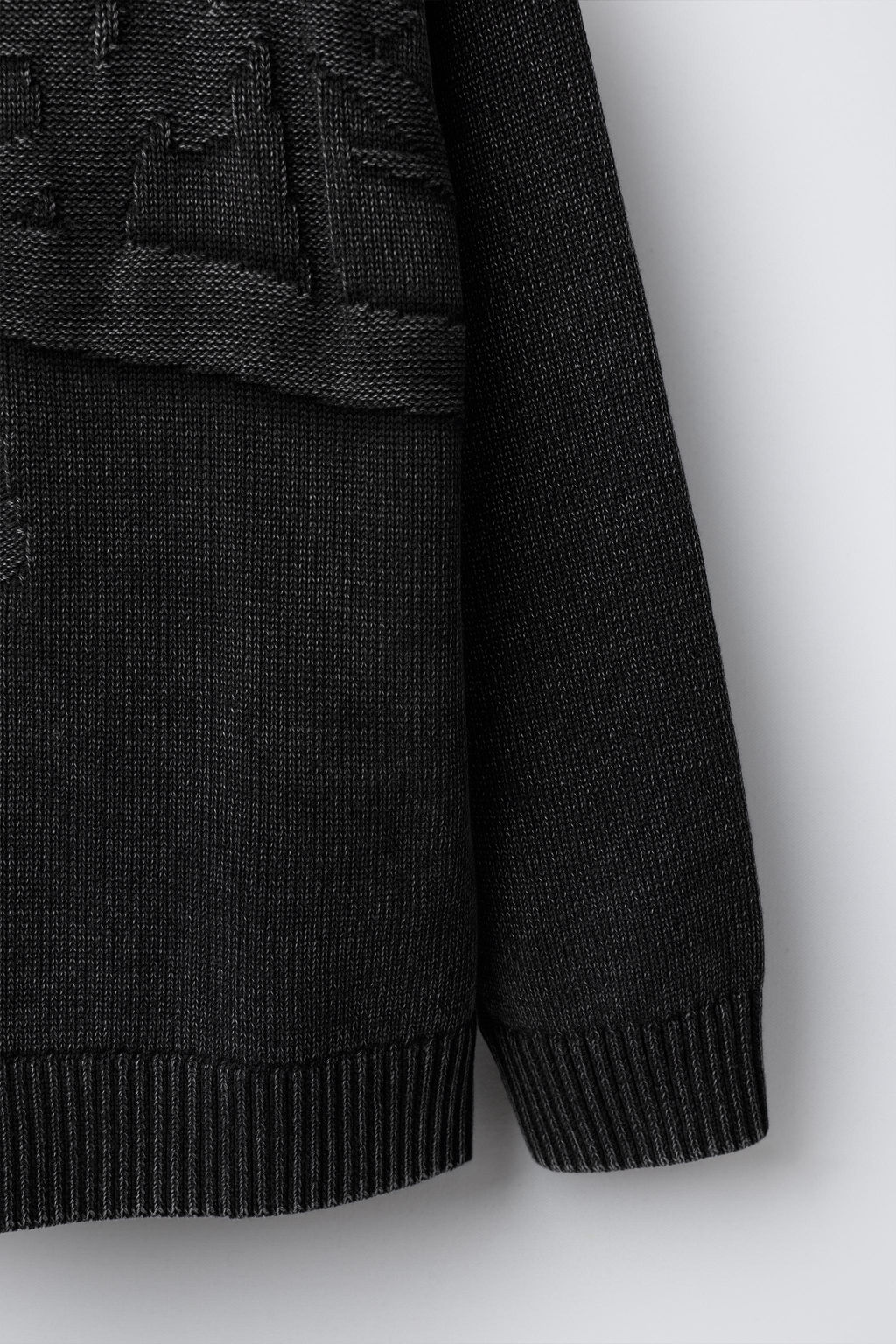 ACID WASH KNIT SWEATER - Zara фото 4