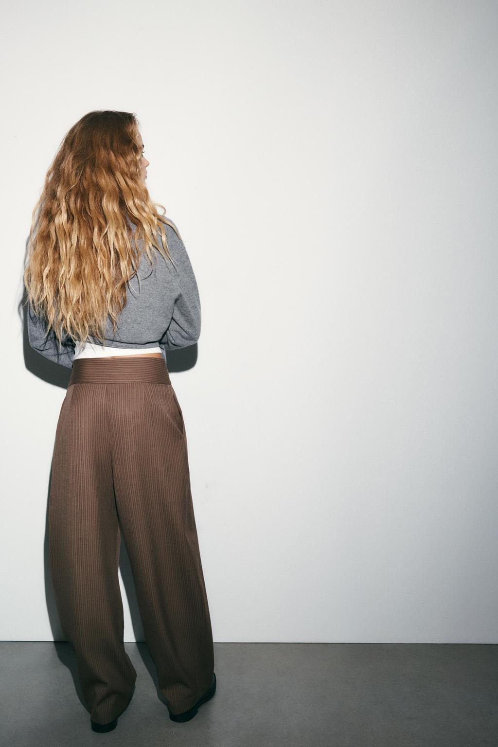BALLOON PLEAT TROUSERS - Zara фото 16