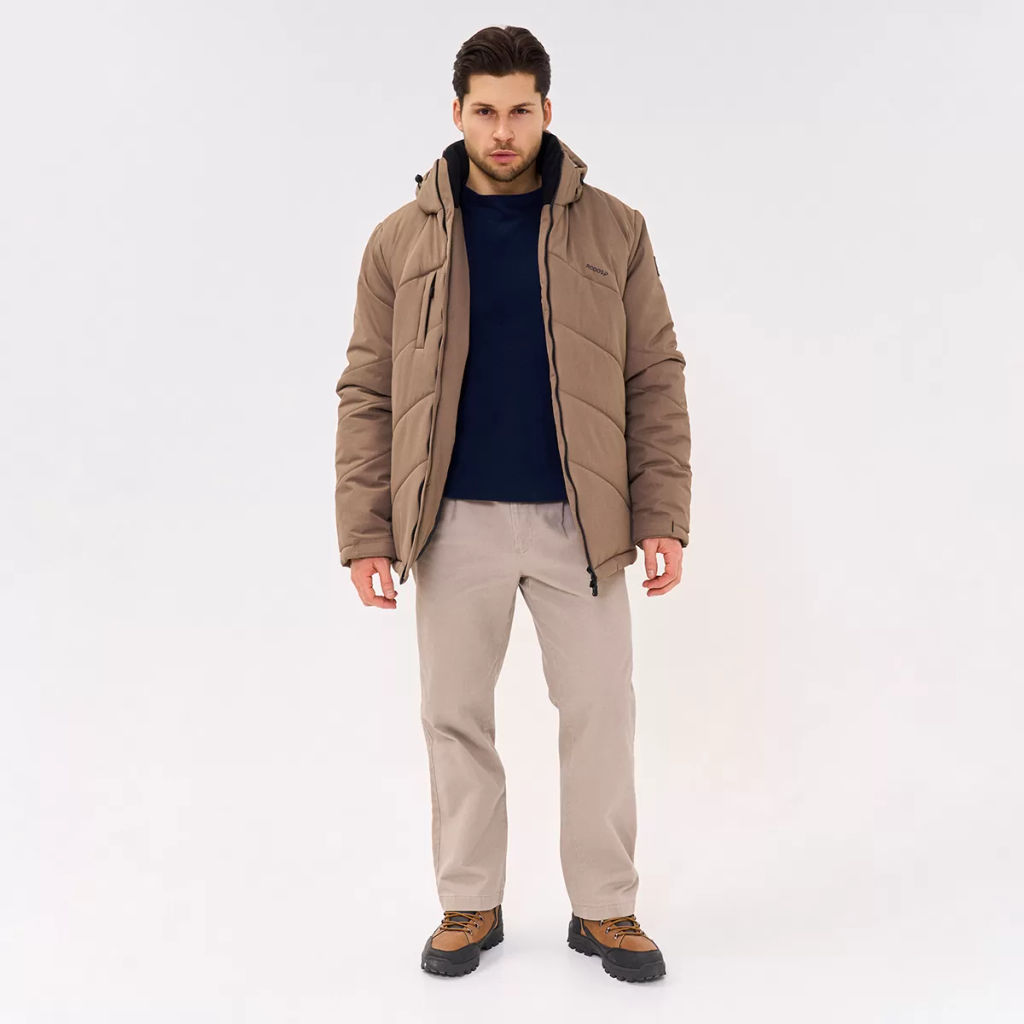 RODOS Куртка зимняя мужская мембрана М-318 Какао