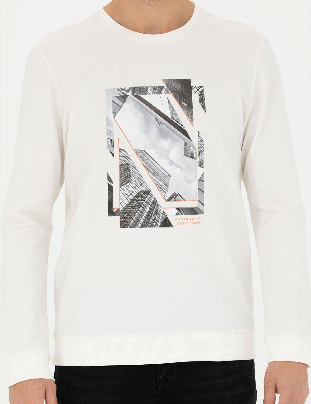 Ekru Regular Fit Sweatshirt - Pierre cardin фото 6