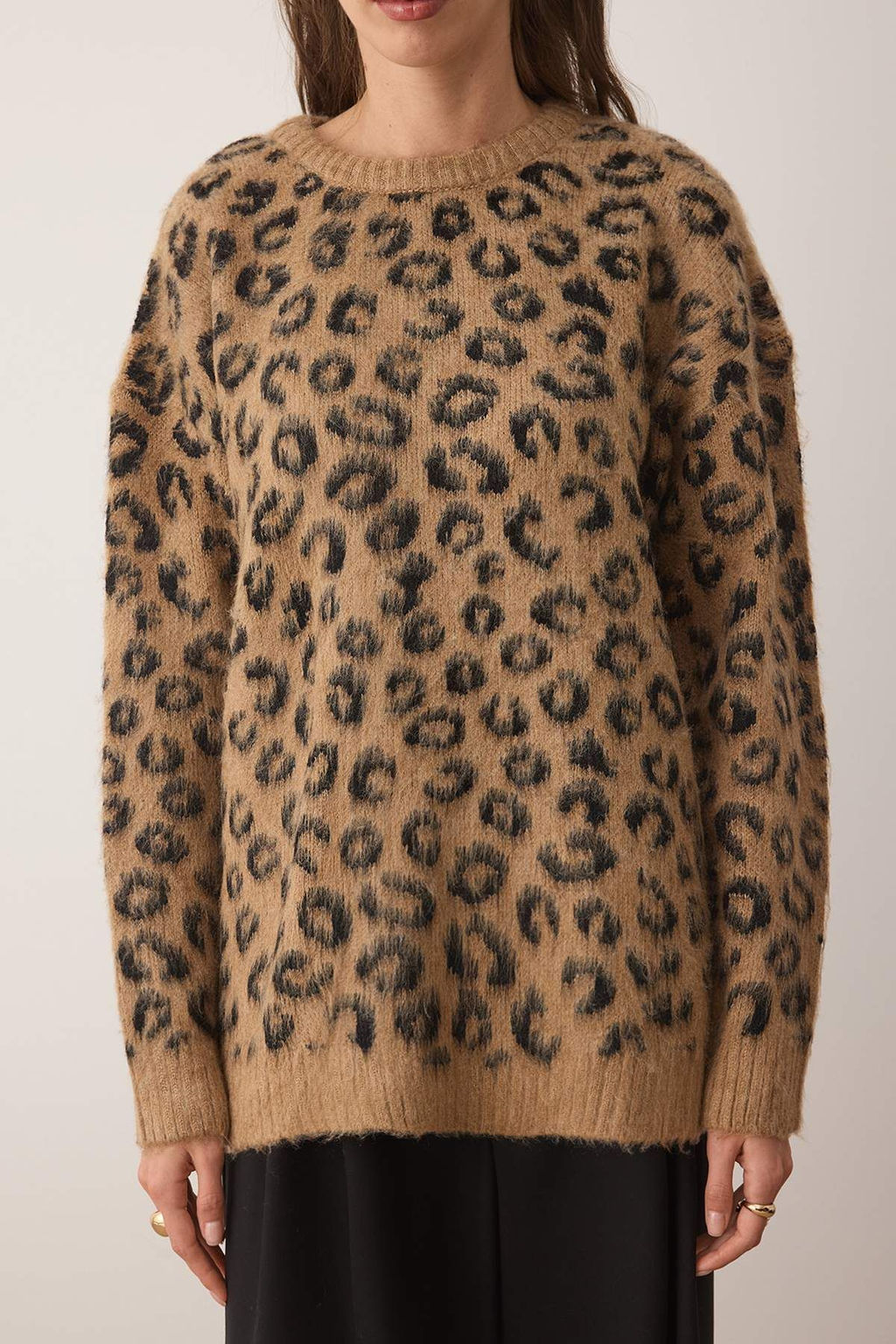 Camel Genis Kal?p Yumusak Dokulu Triko Kazak TWOAW26KZ00208 - Trendyolmilla фото 3