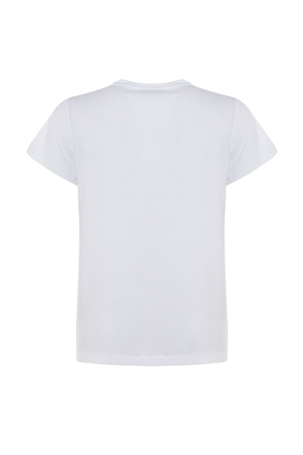 TRENDYOLMILLA Kahverengi-Bej-Haki Cizgili 3lu Paket Basic Bisiklet Yaka Orme T-Shirt TWOSS20TS0146 фото 18
