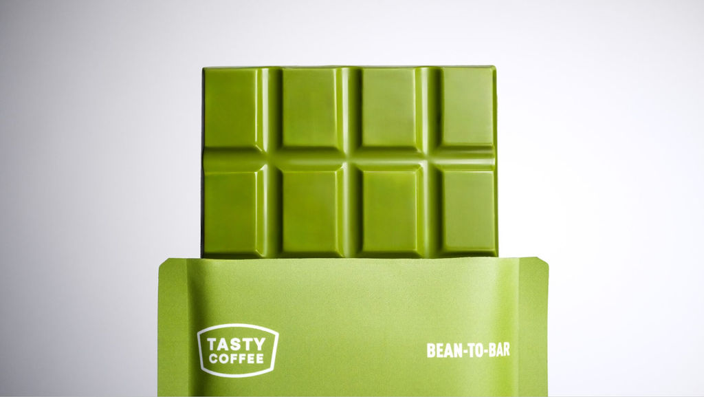 Шоколад белый с матчей, 50 г