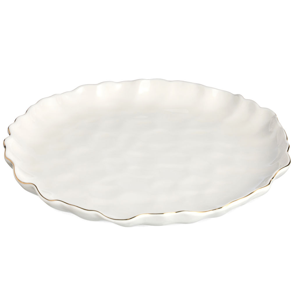 НАБОР ТАРЕЛОК ОБЕДЕННЫХ LEFARD CHARM 2 ШТ., 26,5*3 СМ (С ЗОЛОТОЙ ЛИНИЕЙ)  фото 5