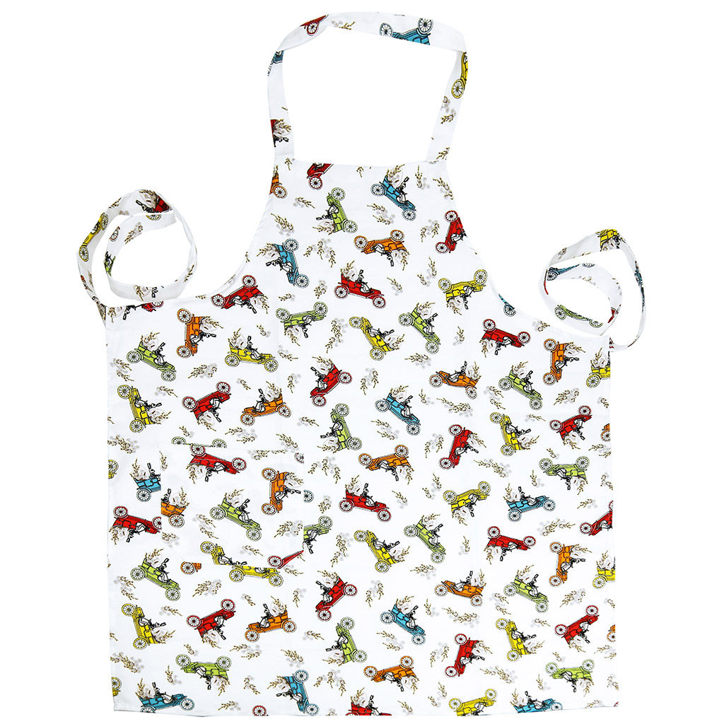 Путешествие Фартук Классический 73х84см, ткань - рогожка 171г/м2: хлопок 100%, с карманом, на завязках (Россия) - Домашняя мода фото 4