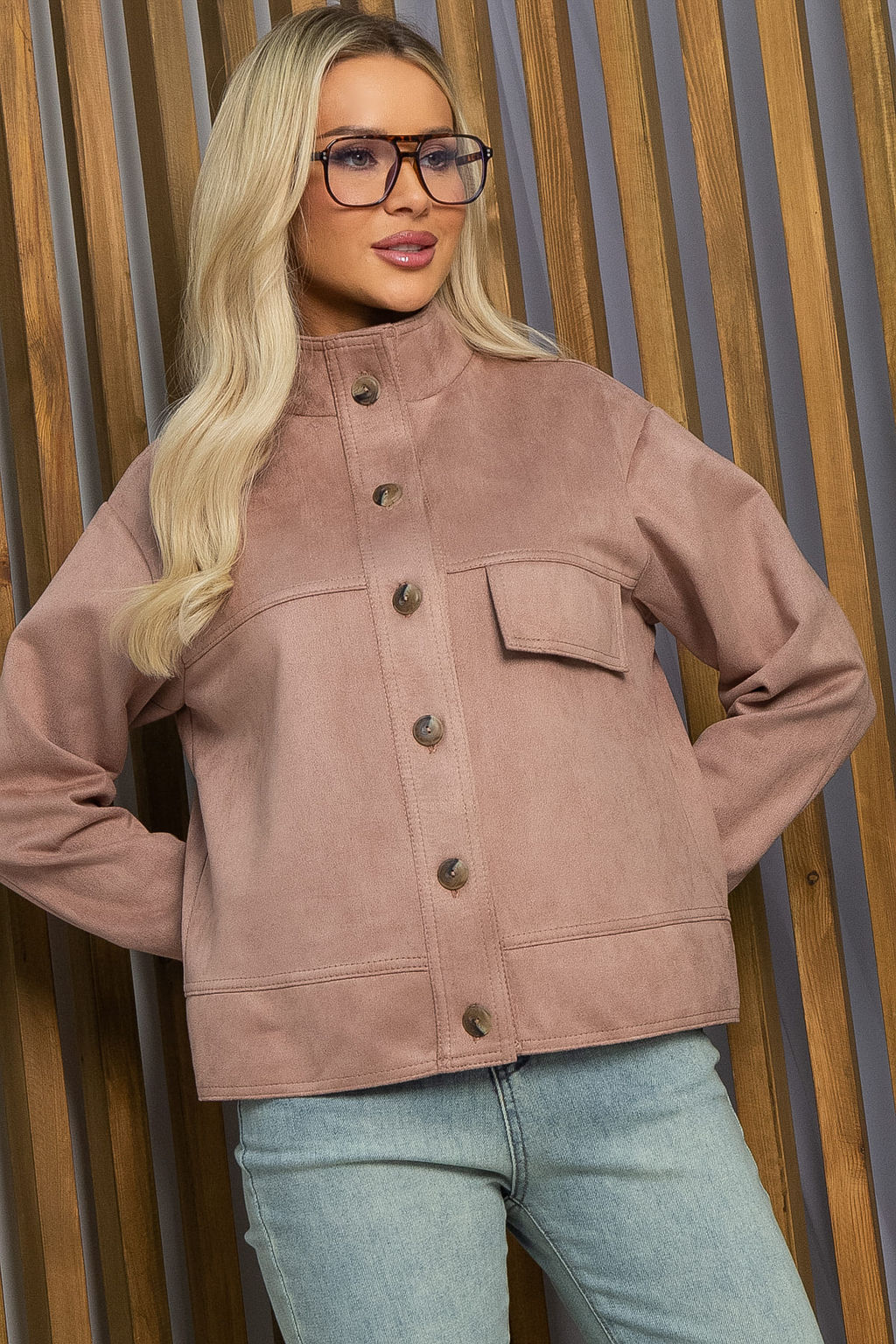 Бомбер Октавия (чайная роза) Б13357-2М - Lt collection фото 2