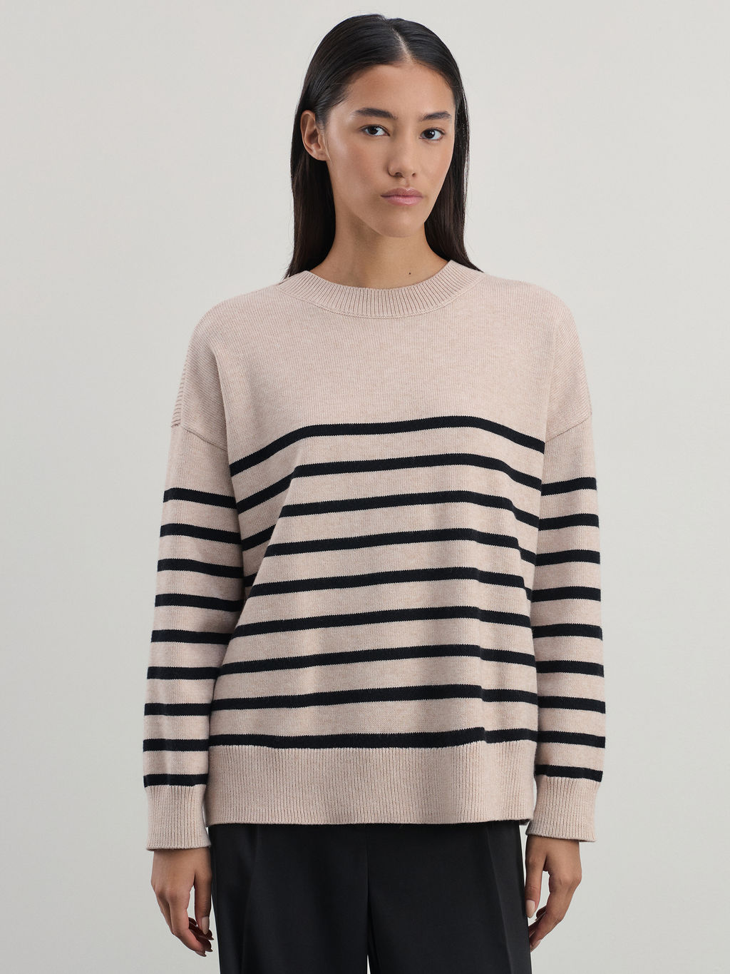 Джемпер в полоску из вискозы / Zarina  фото 3