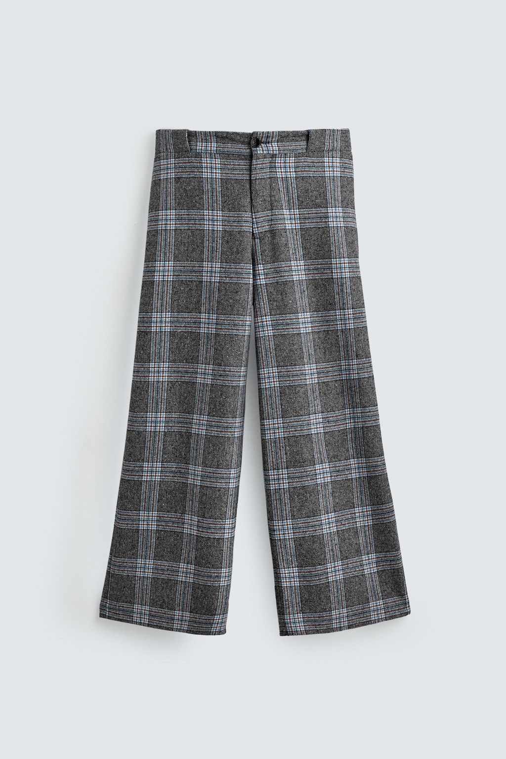 WIDE-LEG CHECK TROUSERS HARRY LAMBERT FOR ZARA X DISNEY  фото 6