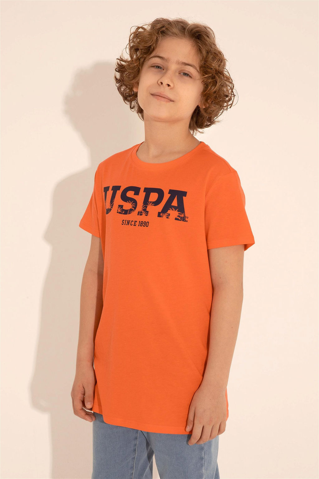 Базовая футболка с цветком граната для мальчиков - U.s. polo assn фото 6