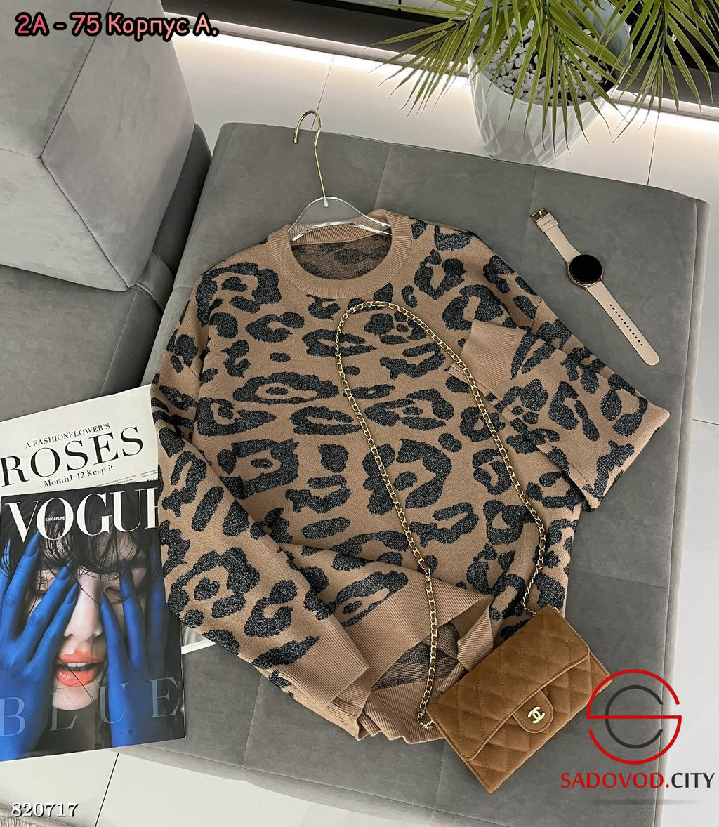 Пуловер женский с принтом - Bruno фото 5