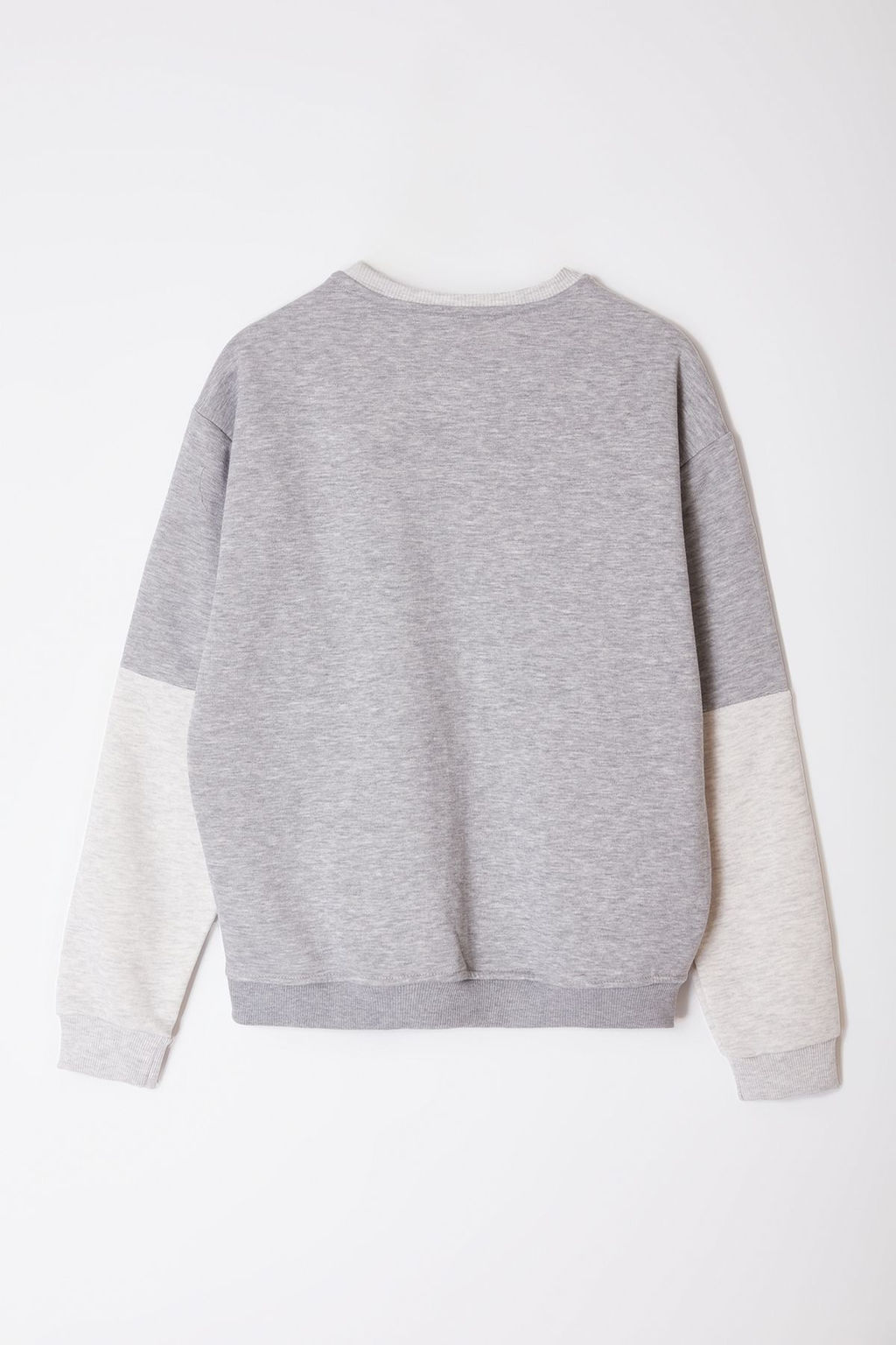 TRENDYOL MAN Lacivert Oversize/Genis Kesim Renk Bloklu Ici Polarl? Basic Sweatshirt TMNAW25SW00013 - Trendyolmilla фото 16