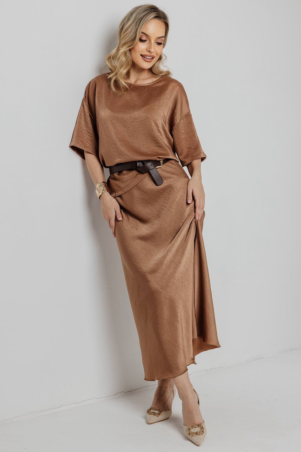 Юбка женская 198/02/Коричневый - Rise фото 2